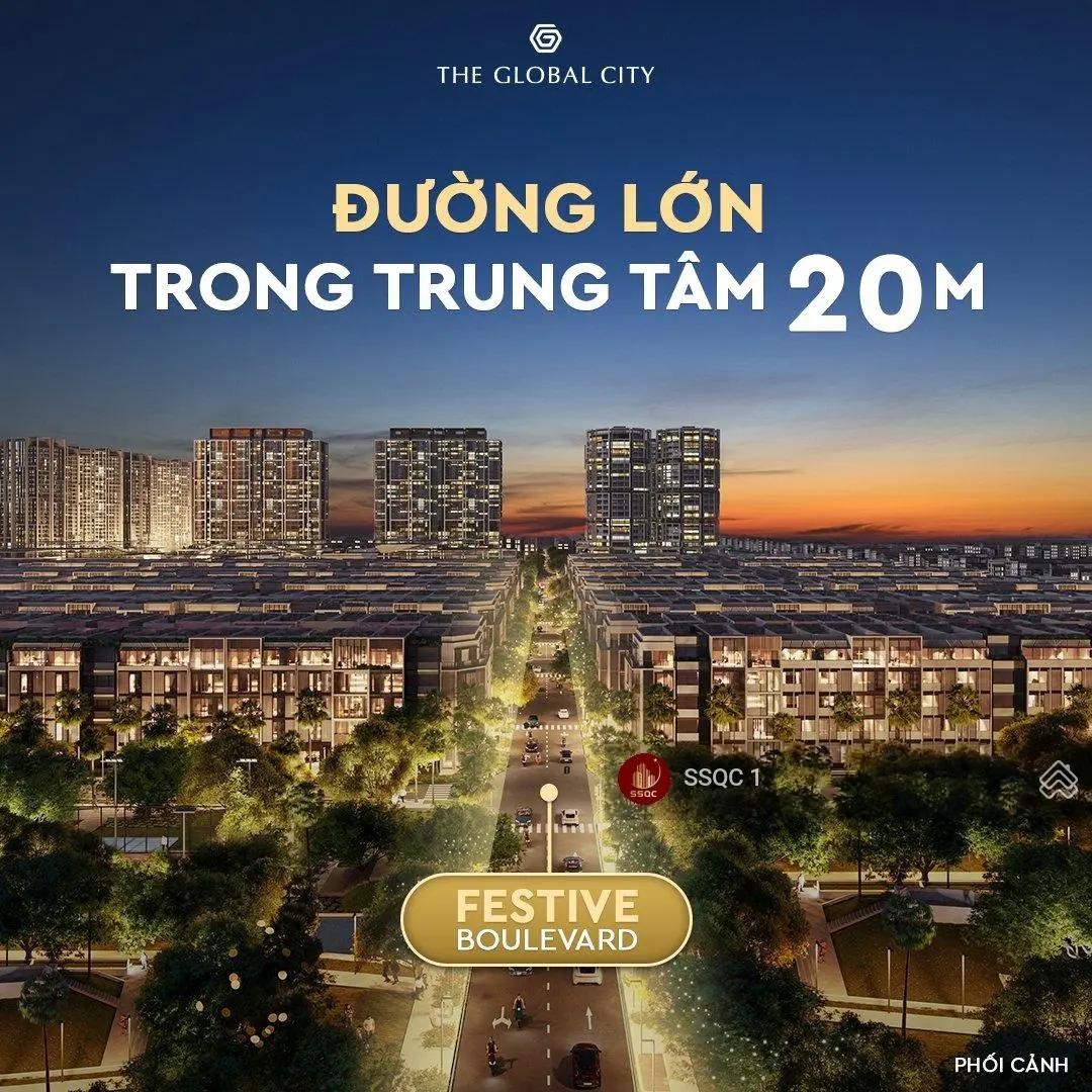Tin thật 100% - Full giỏ hàng chuyển nhượng nhà phố SOHO giá rẻ kịch sàn - view đẹp The Global City
