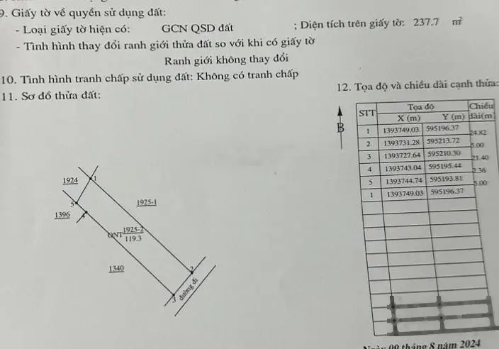 Chủ kẹt tiền gửi bán 2 lô đất full thổ cư xã Ninh Sơn, giá rẻ nằm ngay khu trung tâm xã