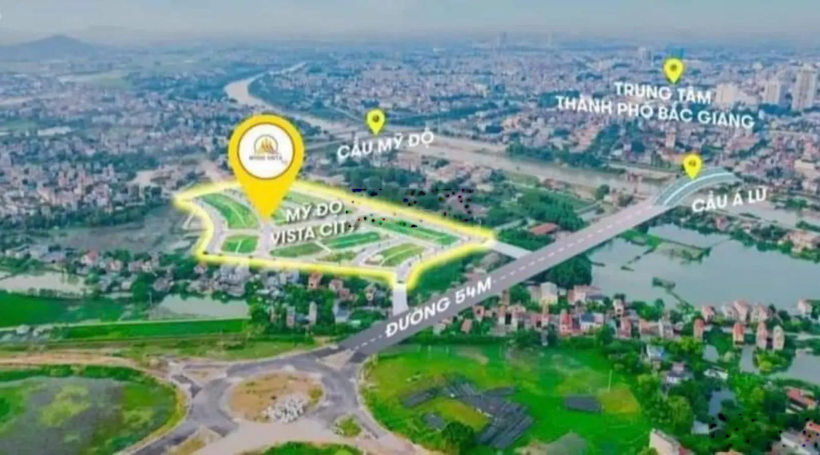 Bán 10 lô đất Mỹ Độ Vista hàng chủ đầu tư đã có sổ đỏ