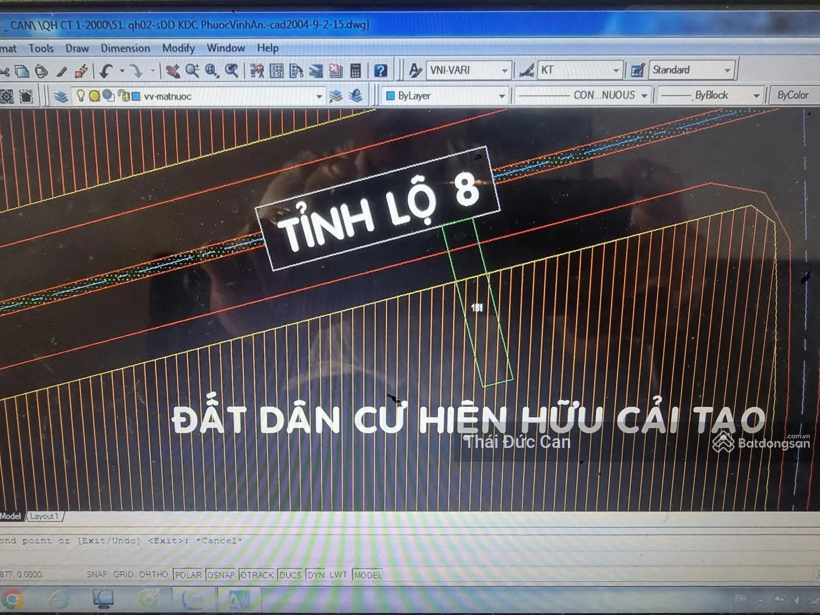 Bán đất mặt tiền Tỉnh lộ 8, xã Phước Vĩnh An, sát thị trấn Củ Chi, DT=7*36m, thổ cư hết đất