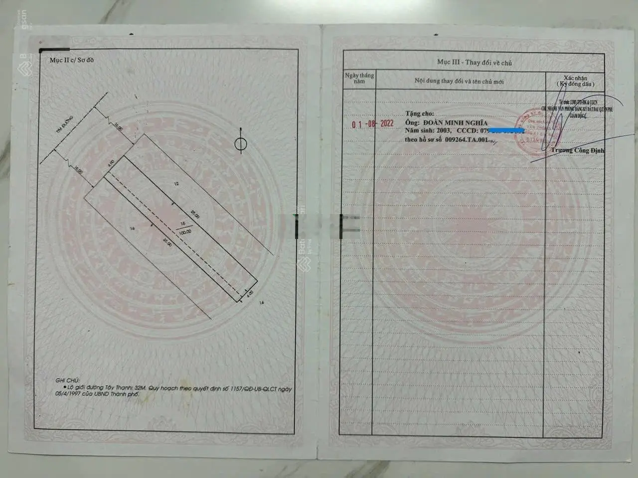 MTKD đường Tây Thạnh, giá 12,3 tỷ