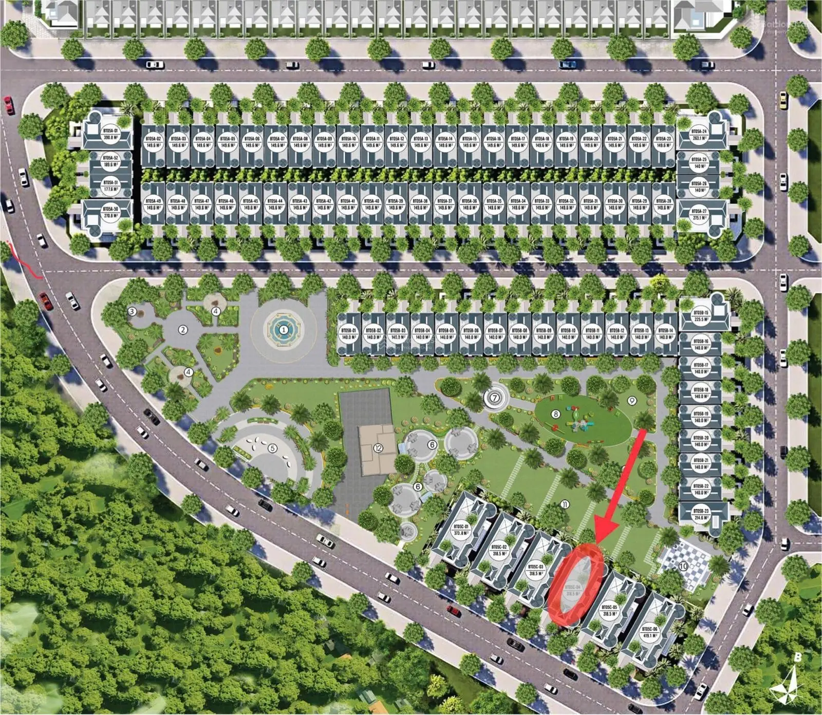 Hàng hiếm, duy nhất 01 căn biệt thự đơn lập tại dự án Ciputra, Tây Hồ, Hà Nội diện tích 318m2