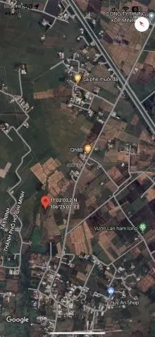 Bán đất Củ Chi, lô đất 2 MT đường đất và đường kênh, 1.760m2 đất vườn, QH KDC, xã Phước Thạnh.