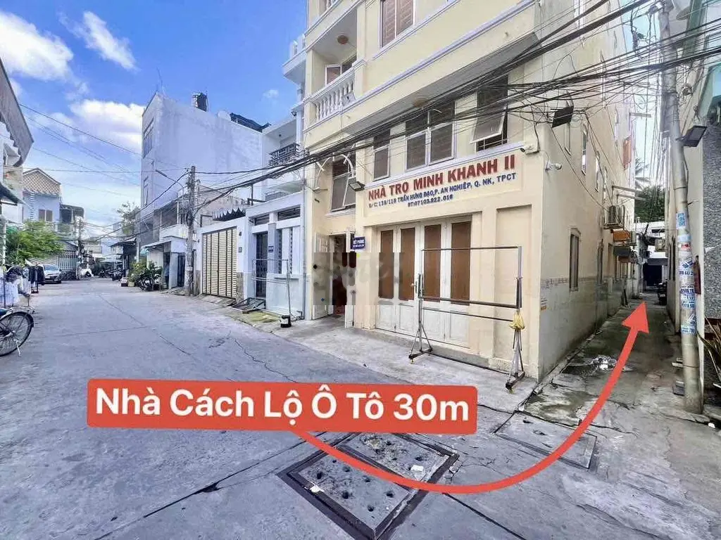 NHÀ LẦU MỚI VÀO Ở LIỀN HẺM 138 TRẦN HƯNG ĐẠO GẦN ĐHCT