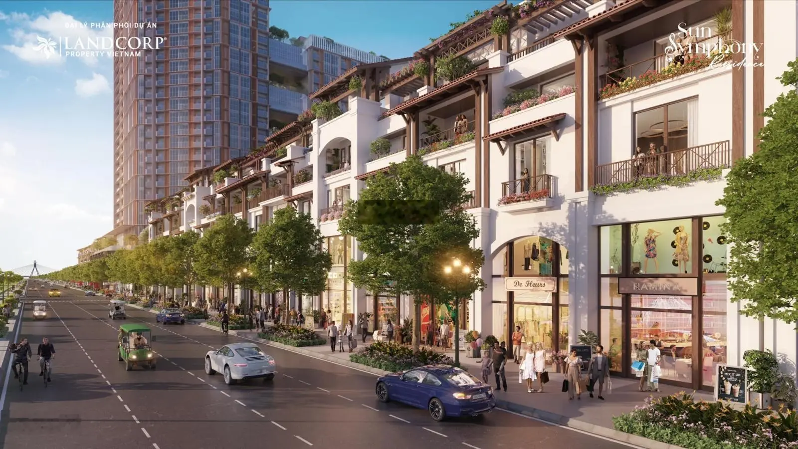 Shophouse mặt phố Trần Hưng Đạo view sông Hàn Đà Nẵng giá gốc từ SunGroup