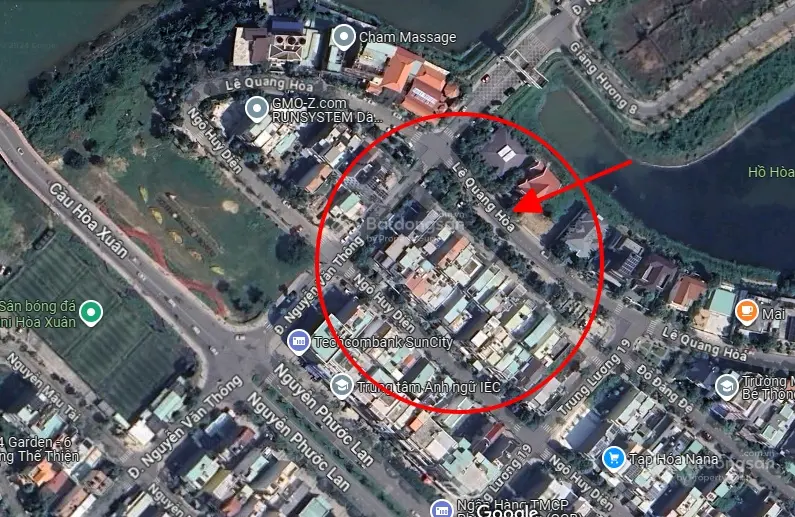 BÁN ĐẤT ĐƯỜNG LÊ QUANG HOÀ ( VIEW CÔNG VIÊN ) - HOÀ XUÂN ,CẨM LỆ .