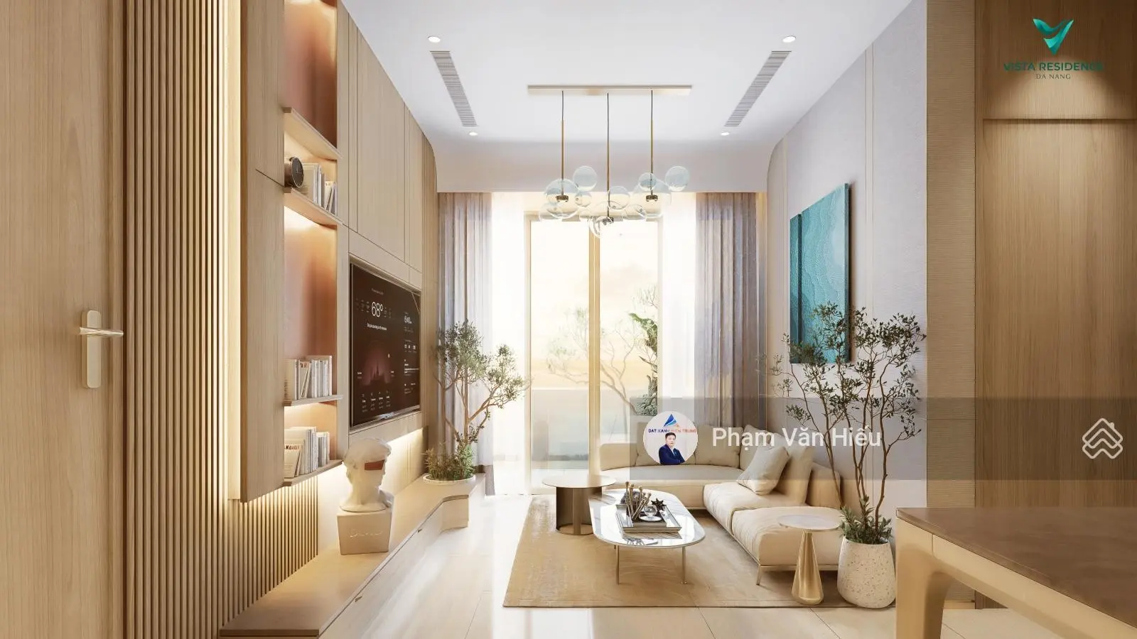 Căn hộ 2pn ven sông hàn- view pháo hoa- biển vista residence đn .gía cđt: 1,2 tỷ (30%) ưu đãi 616tr