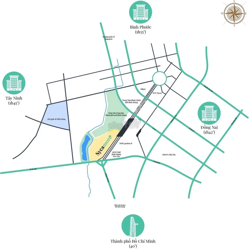 Căn hộ Orchard Hill 2PN2WC 83m2 giá 3,9 tỷ Cho Thuê 22tr/th Sycamore