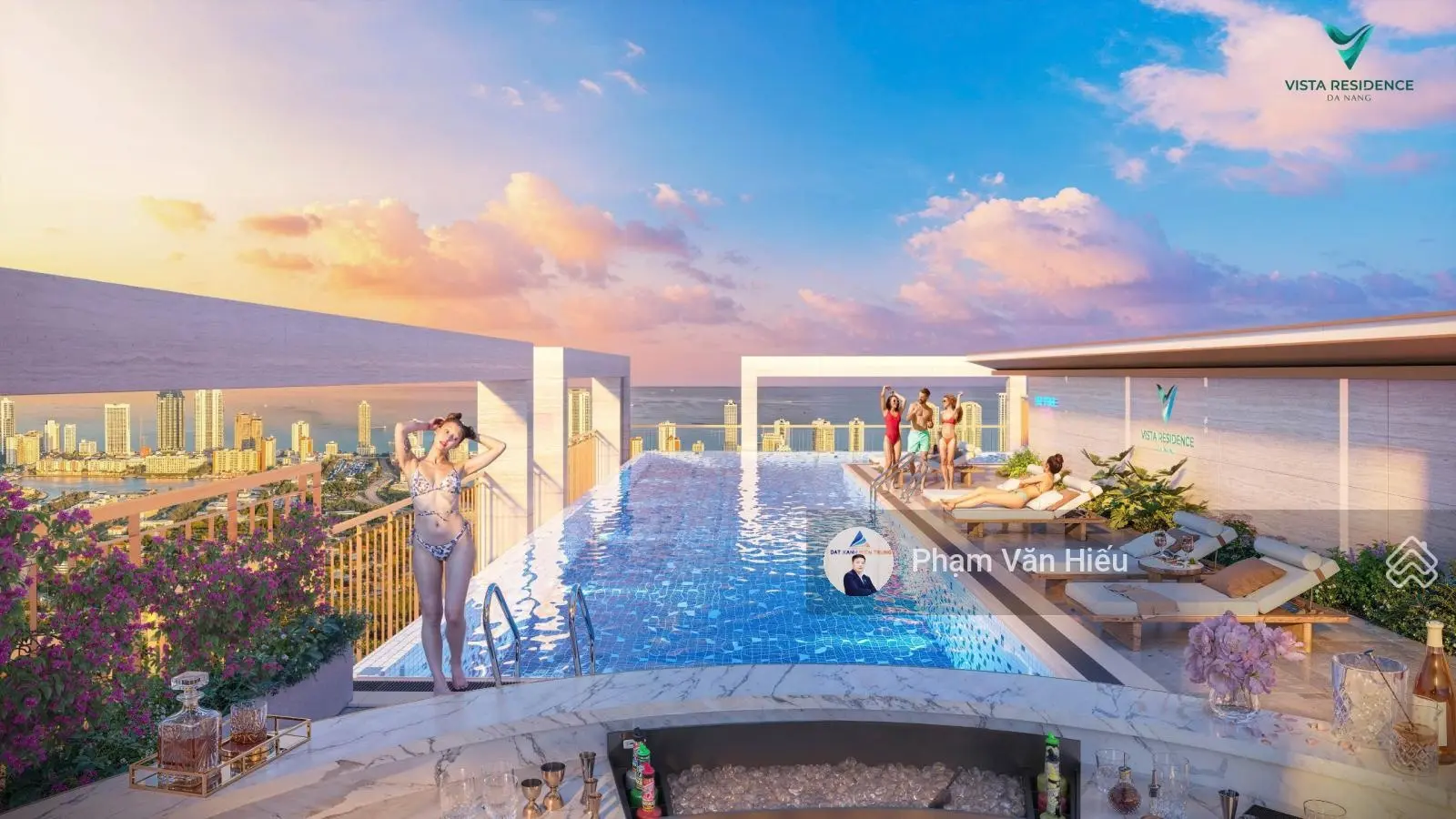 Căn hộ Vista TT Hải Châu ĐN 2PN ven sông Hàn -View pháo hoa-Biển-Ưu đãi 616tr- Gía CĐT:1,2 tỷ (30%)