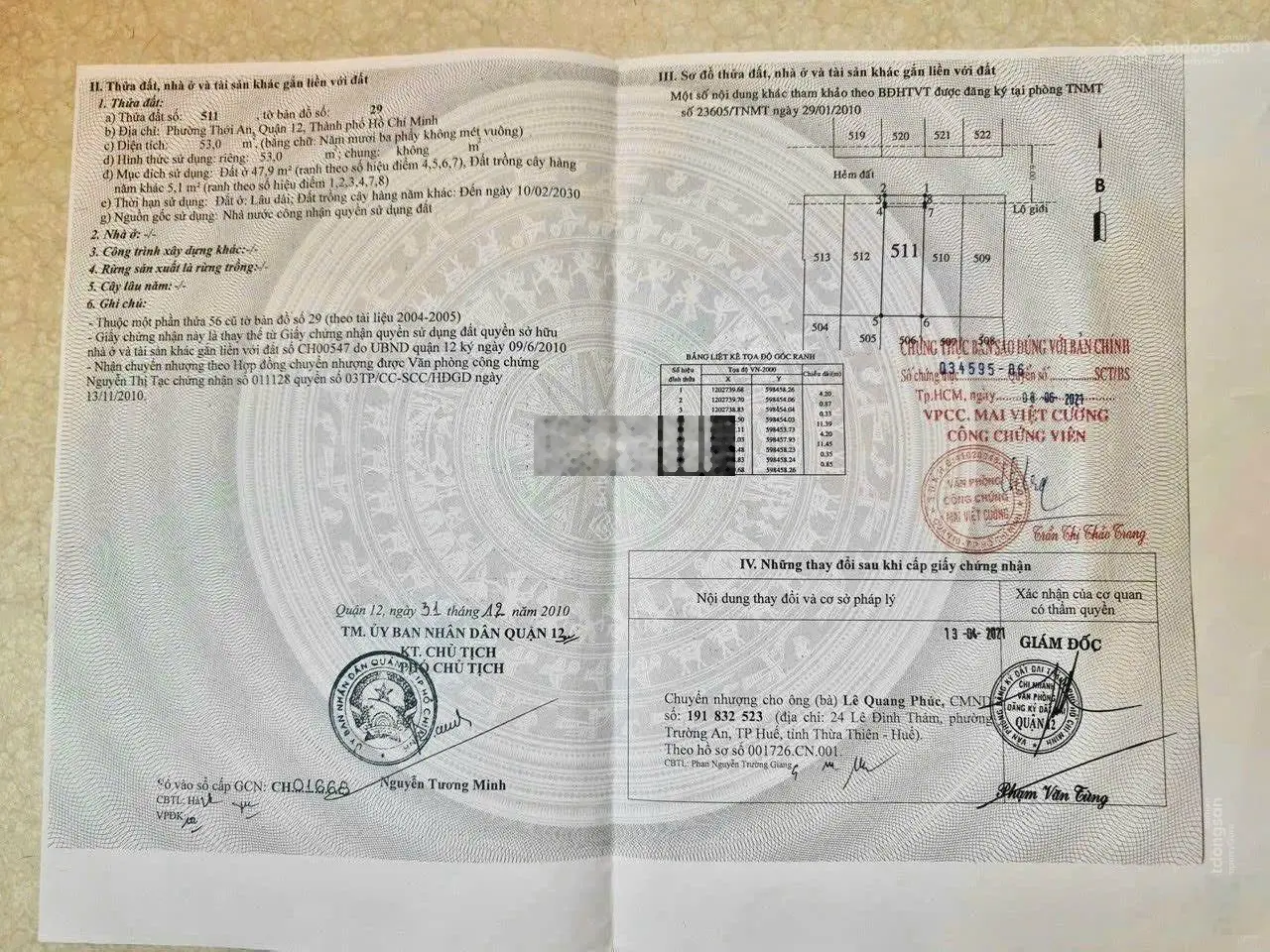 Bán lô đất đẹp đường TA20, Phường Thới An, Quận 12 - giá 3.28 tỷ