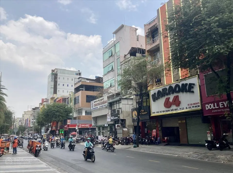 Bán building rẻ nhất Q. 10, MT 668 Sư Vạn Hạnh, DT 8.4x20m, CN 160m2, hầm + 6T, HĐT 275tr - 65 tỷ