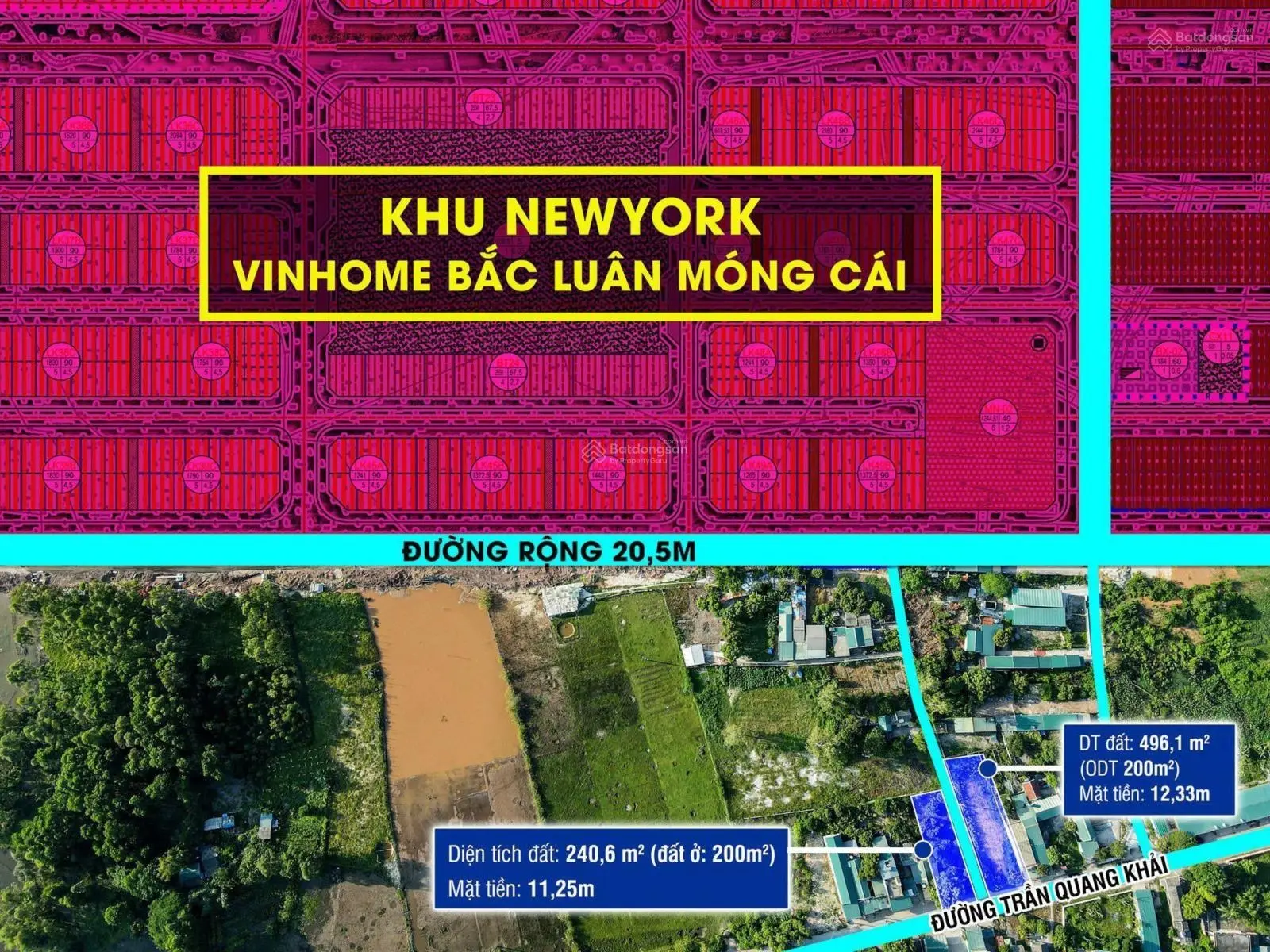 Bán lô đất sổ đỏ lâu dài, giá rẻ tại Hải Hoà, Móng Cái. Diện tích 240m2, giá 5 tỷ