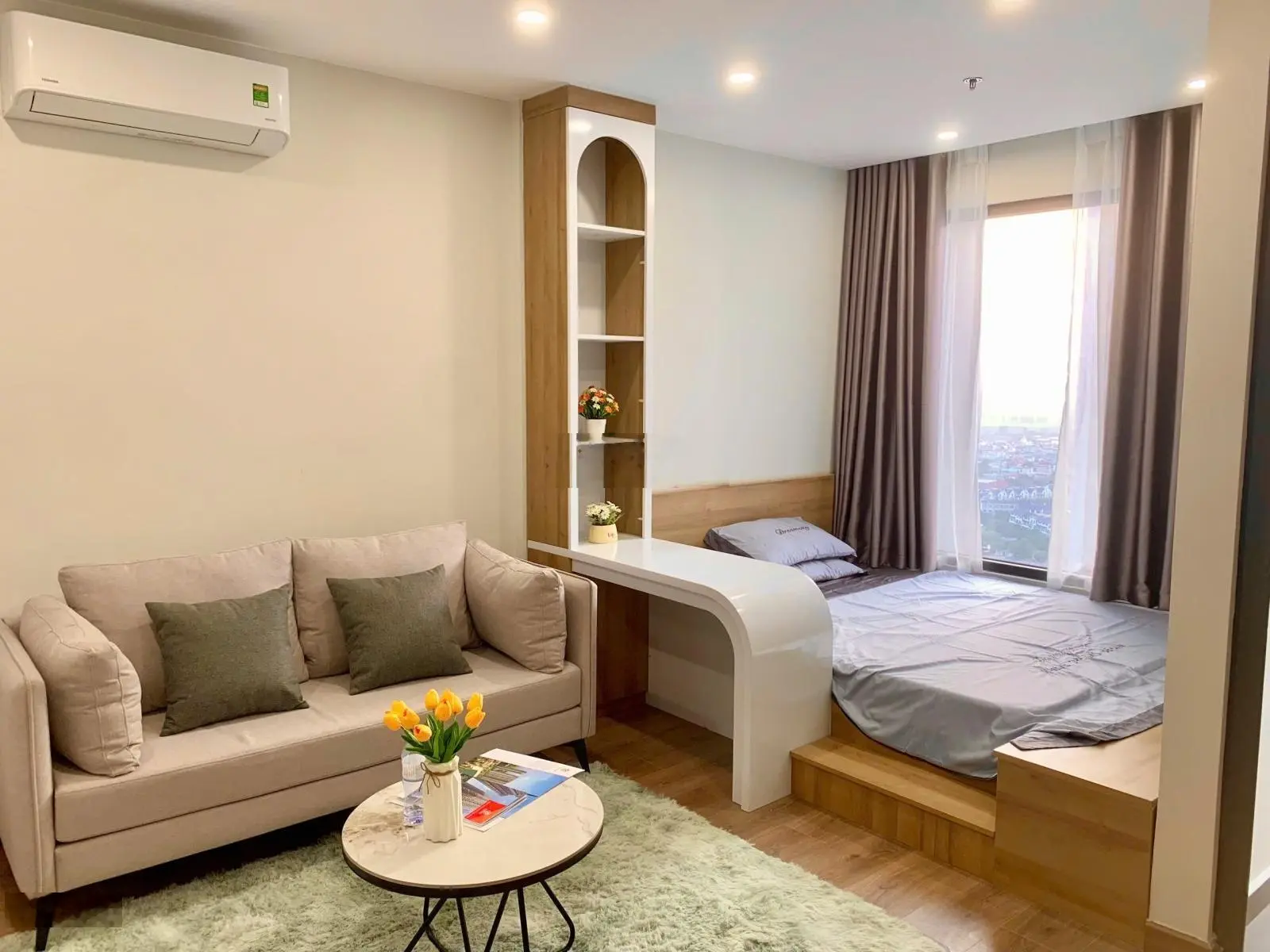 Siêu phẩm studio duy nhất tại Vinhomes Smart City, 2,25 tỷ, 28,3m2, 1 PN, 1 WC