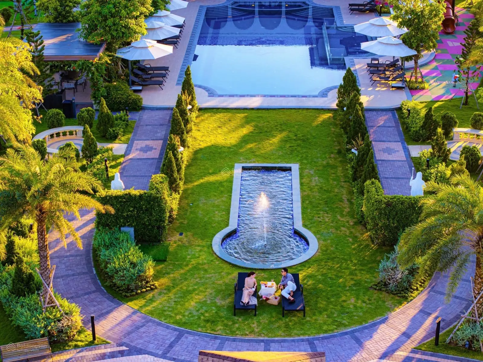 Dinh thự Park Village Hoạ Phẩm Châu Âu Tặng Ngay Mercedes chiết khấu 2,3 Tỷ, TT nhẹ nhàng 2 năm
