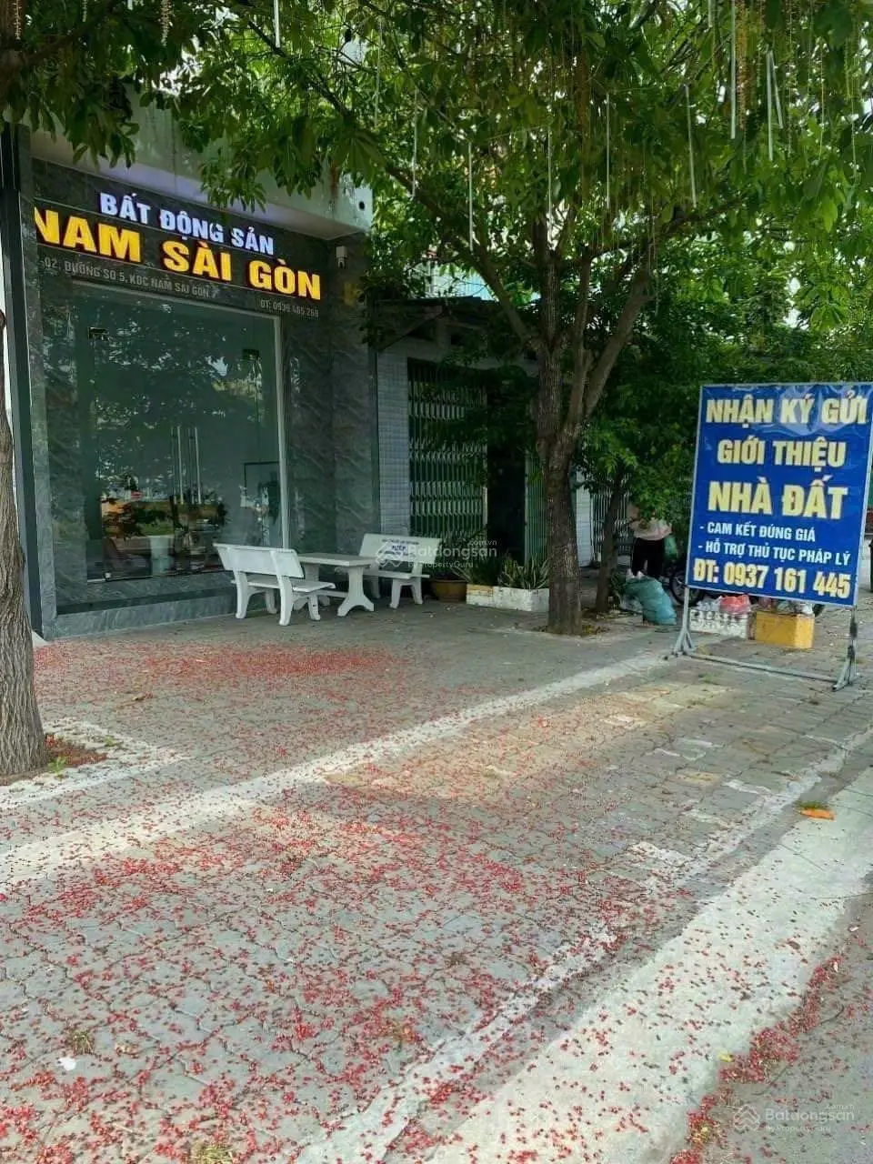 Khu dân cư Thái Sơn, chưa qua cầu, nền đất đường số 5, 100m2, hướng Tây giá chỉ 2tỉ300