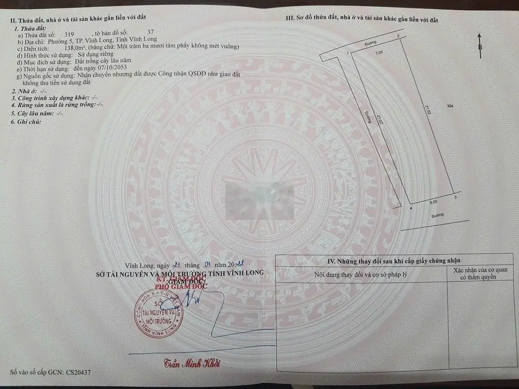 Nền Phường 5 lộ xe hơi. Đất đẹp nở hậu