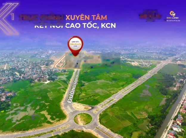 Bán đất tại Đường 295B, Bắc Giang. Diện tích 90m2