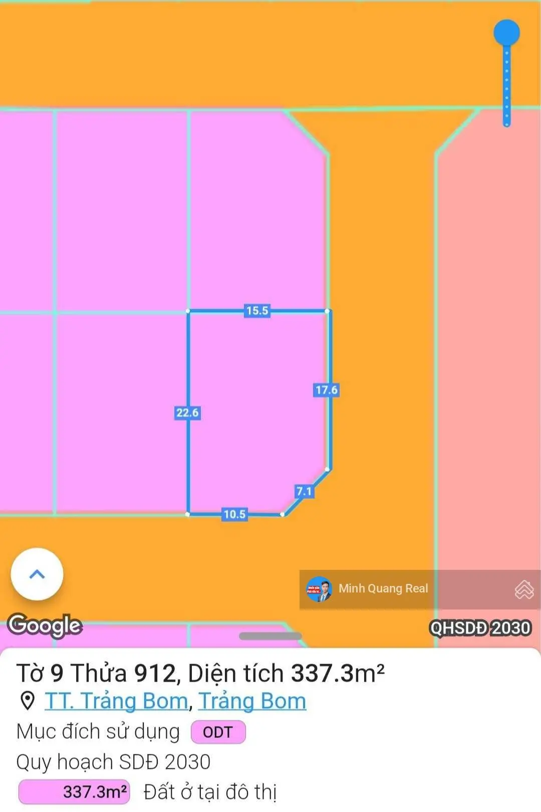 Lô góc 2 mặt tiền vip 337m2, đối diện công viên và cf Gold Hill, chỉ 22,5tr/m2 thương lượng mạnh