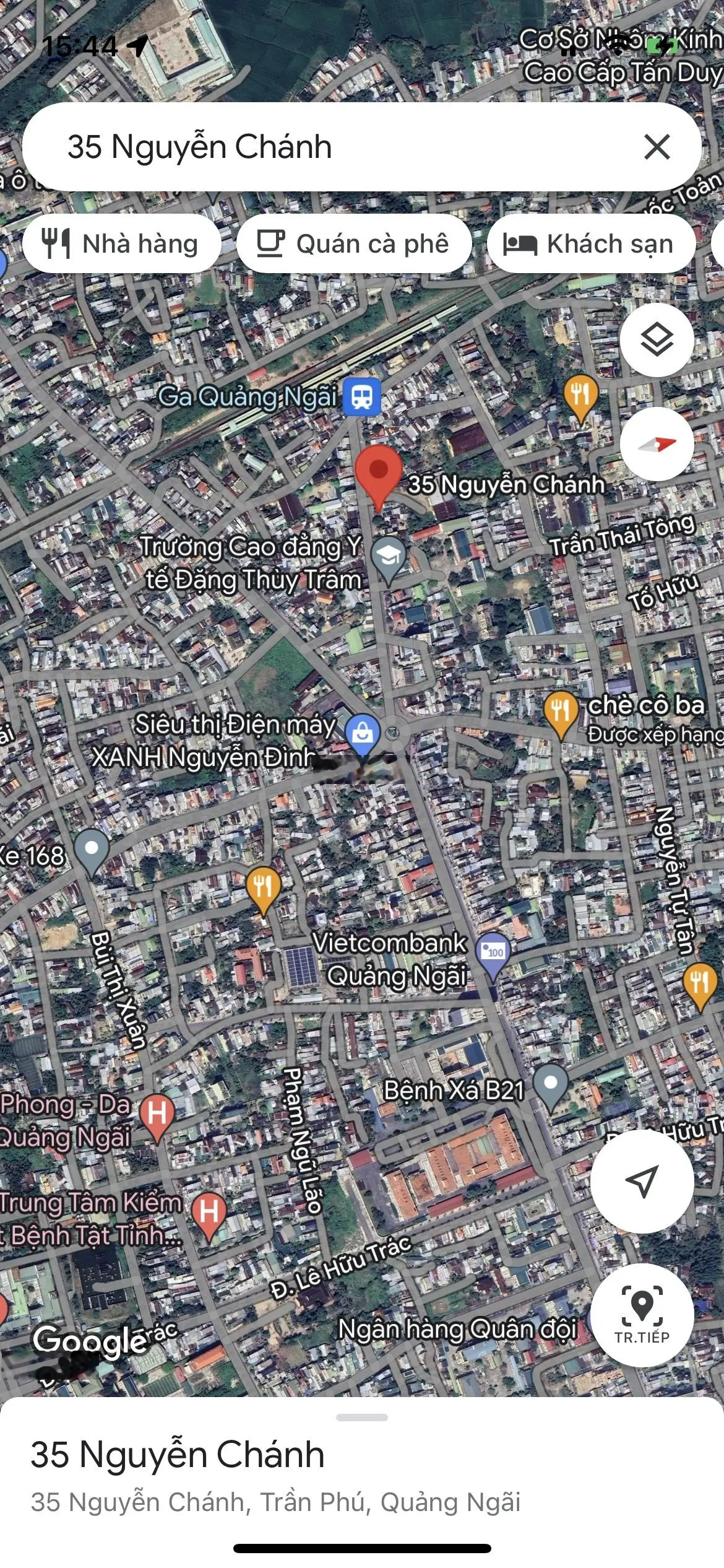 Cần bán nhanh hạ giá 500tr lô đất gần vòng xoay đường Hùng Vương trung tâm TP Quảng Ngãi 22 tr/m2