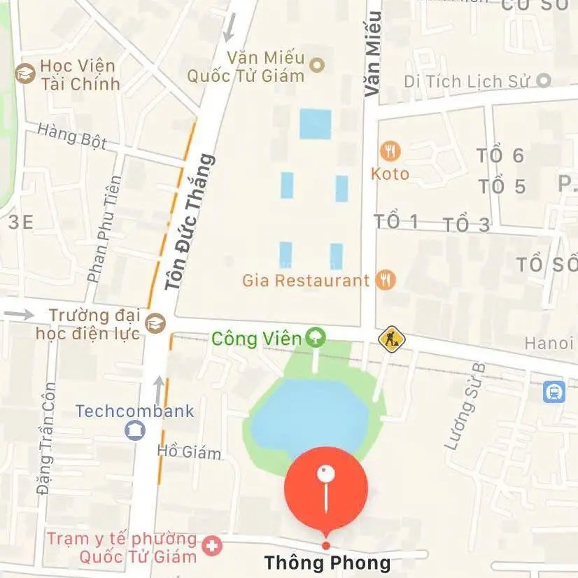 5.2 tỷ, DT 23m2 tầng 2, 3 tầng, gác lửng, 2 ngủ, 50m ô tô tránh, ngõ Thông Phong, Đống Đa