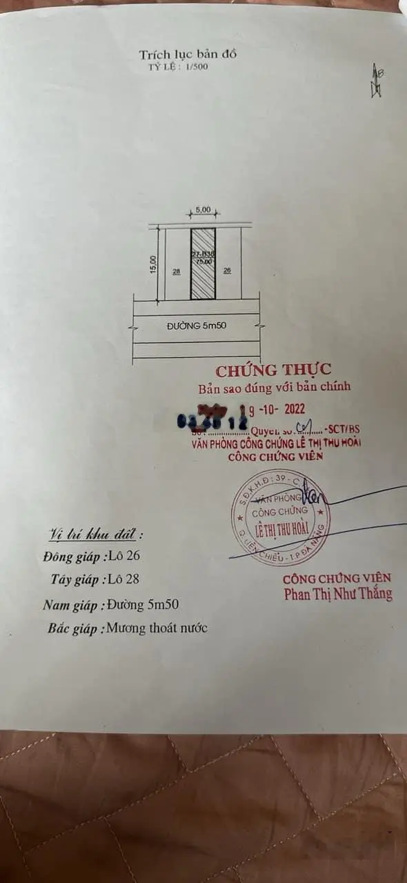 Bán đất mặt tiền Ngọc Hồi, Hòa Minh, Liên Chiểu, Đà Nẵng, giá rẻ nhất thị trường