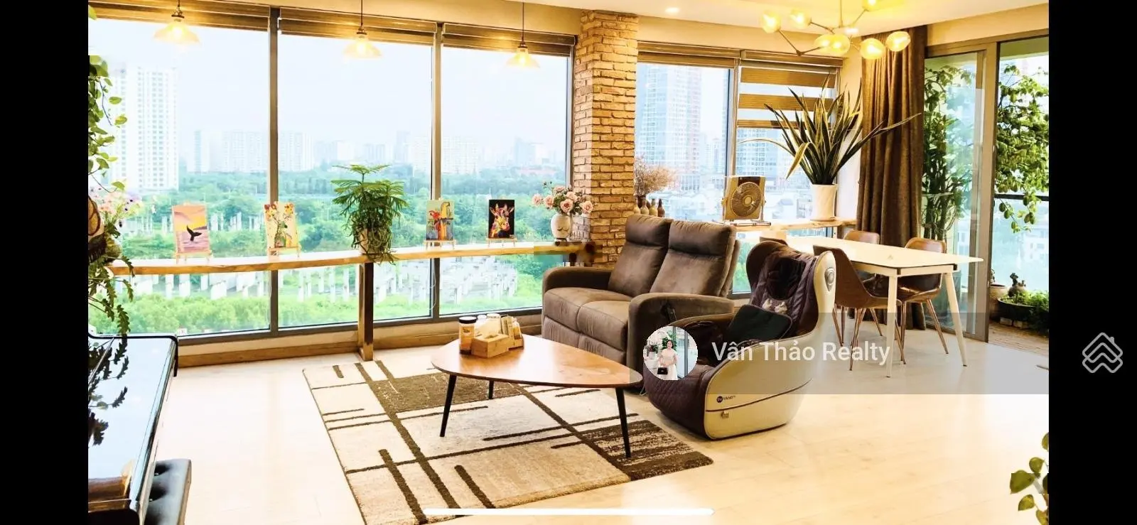 (Full 2 mặt kính - diện tích lớn 137m2) căn hộ 3PN view sông - thành phố siêu đẹp Đảo Kim Cương Q2