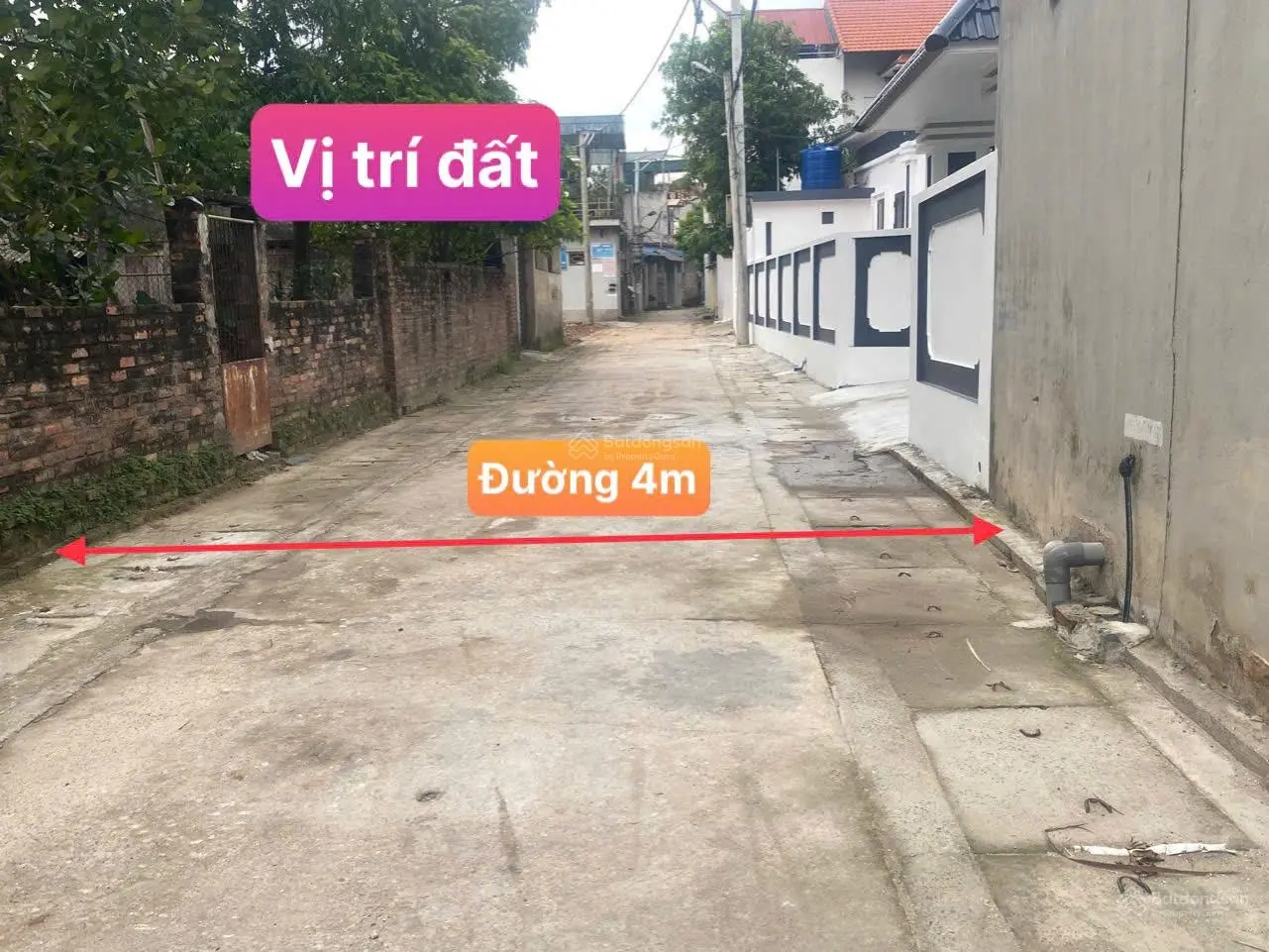 CC Bán đất dân cạnh khu đấu giá Bạch Đa, Kim Hoa, Mê Linh. Giá 32tr/m2 đường 4m mặt tiền rộng 12,6m