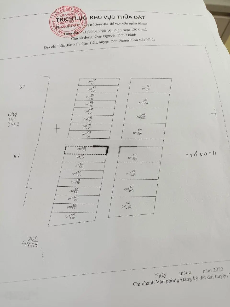 Chính chủ bán lô đất đối diện cổng chợ Đông Xuyên, 130m2, MT 36m, lô góc 3 mặt đường