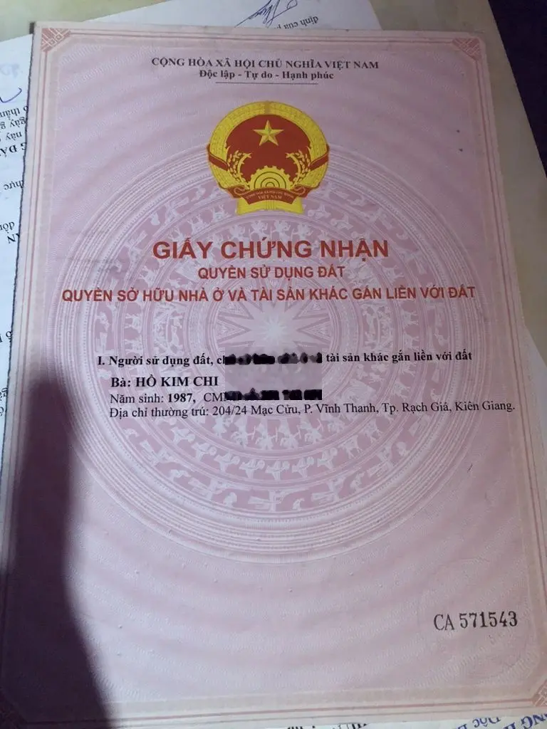 Đất thổ cư nhánh quang trung khu GV Ngô Sỹ Liên