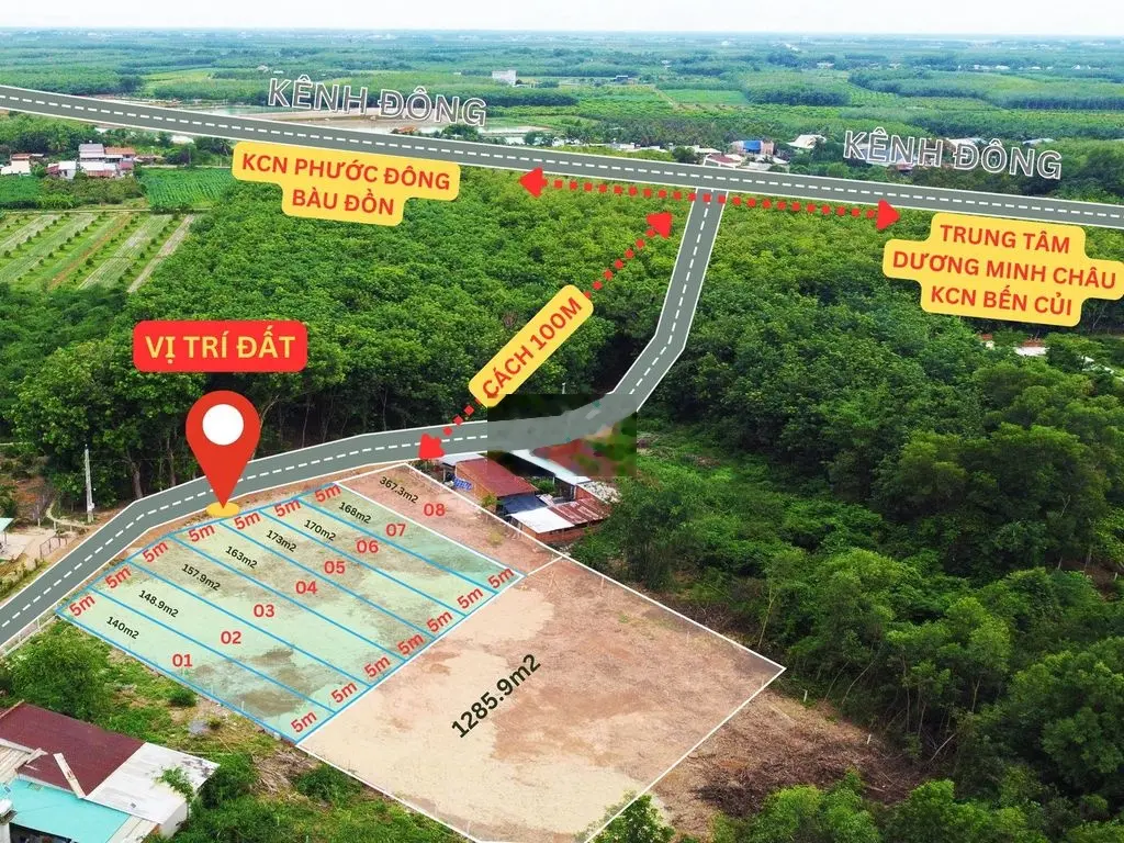 Đường Rộng 8m Sắp Lên Nhựa-Vị trí Đẹp-Dt 5x30m. Chỉ 310tr