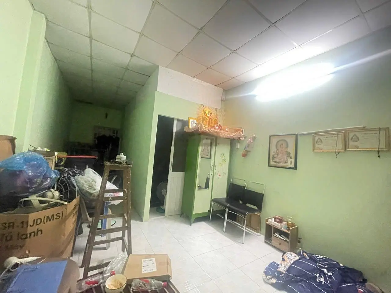 Nhà 1 lầu ngay chợ Quốc Lộ 13 cũ hẻm 1/ ba gác sổ hồng dân cư kín