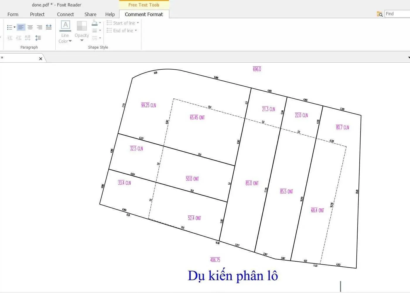 Bán đất Lương Sơn Hoà Bình đất 3 mặt tiền bám đường bê tông 684,1m2 1,x tỷ