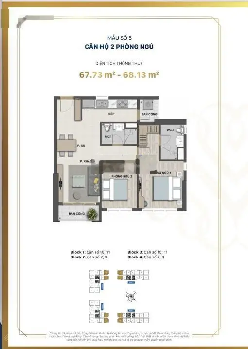 Bán căn hộ Quận 2 diện tích 66m2, 2PN, view sông, tầng cao giá chỉ (4,3tỷ) đang góp nhận nhà 2025