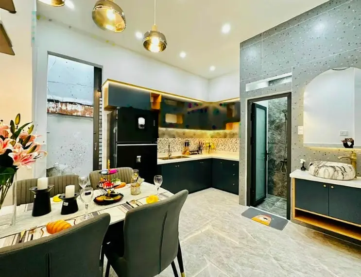 Nhà SHR chính chủ bán gấp 1 trệt 1 lầu 2pn bancol mới như hình, tặng nội thất, NH hỗ trợ 80% HH1%MG