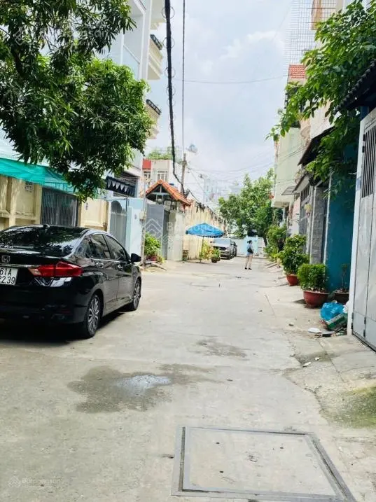 HXH tránh nhau Nơ Trang Long 4x15,5m vuông vức trệt 2 lầu ST đã hoàn công chỉ 8,5tỷ