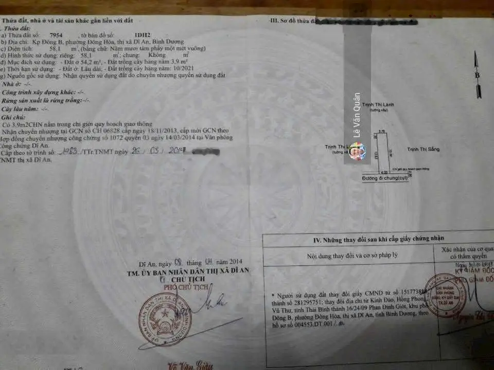 Bán nhà Đông Hòa, Dĩ An gần Thủ Đức