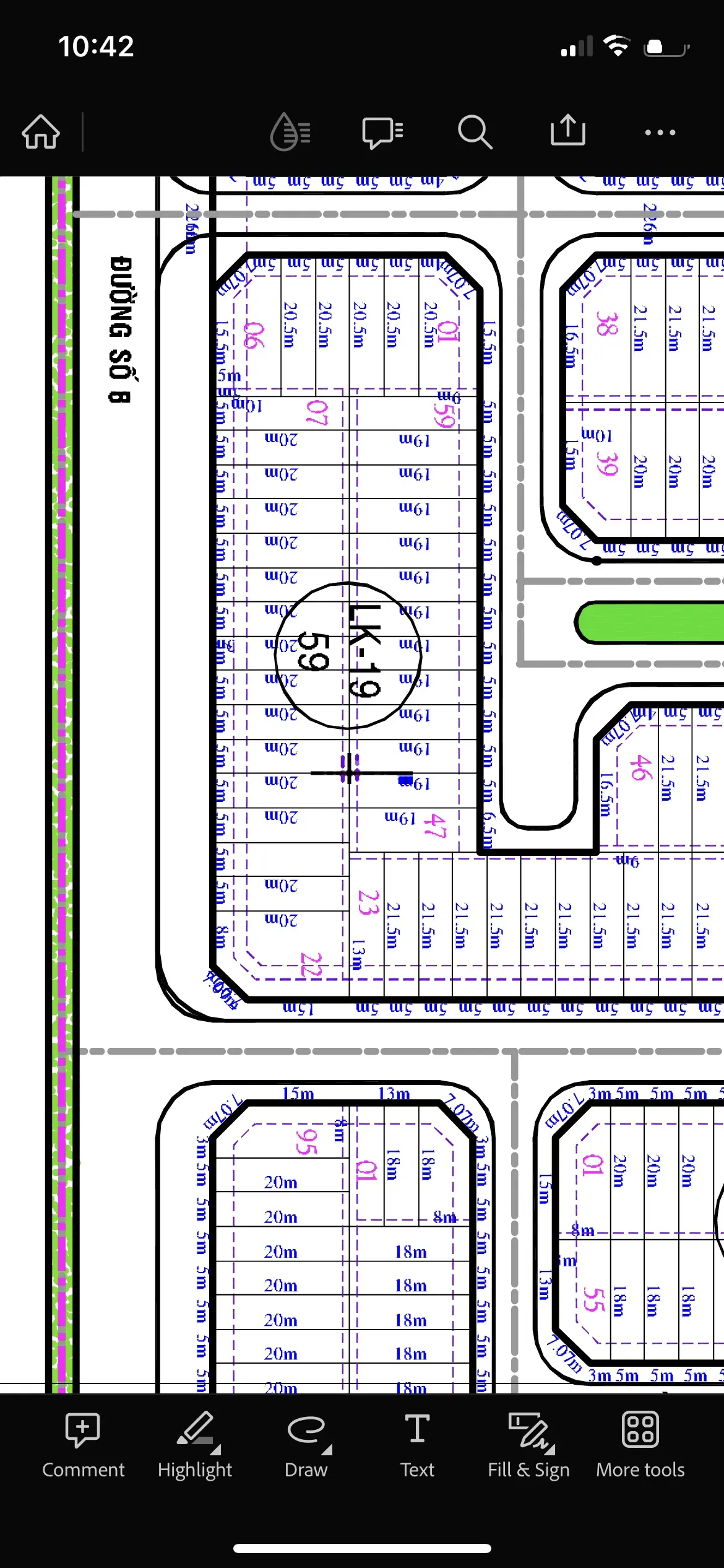 Bán đất nền KDC Long Hậu - DT: 100 m2, đường đôi - giá chỉ 2ty150 hạ tầng đẹp