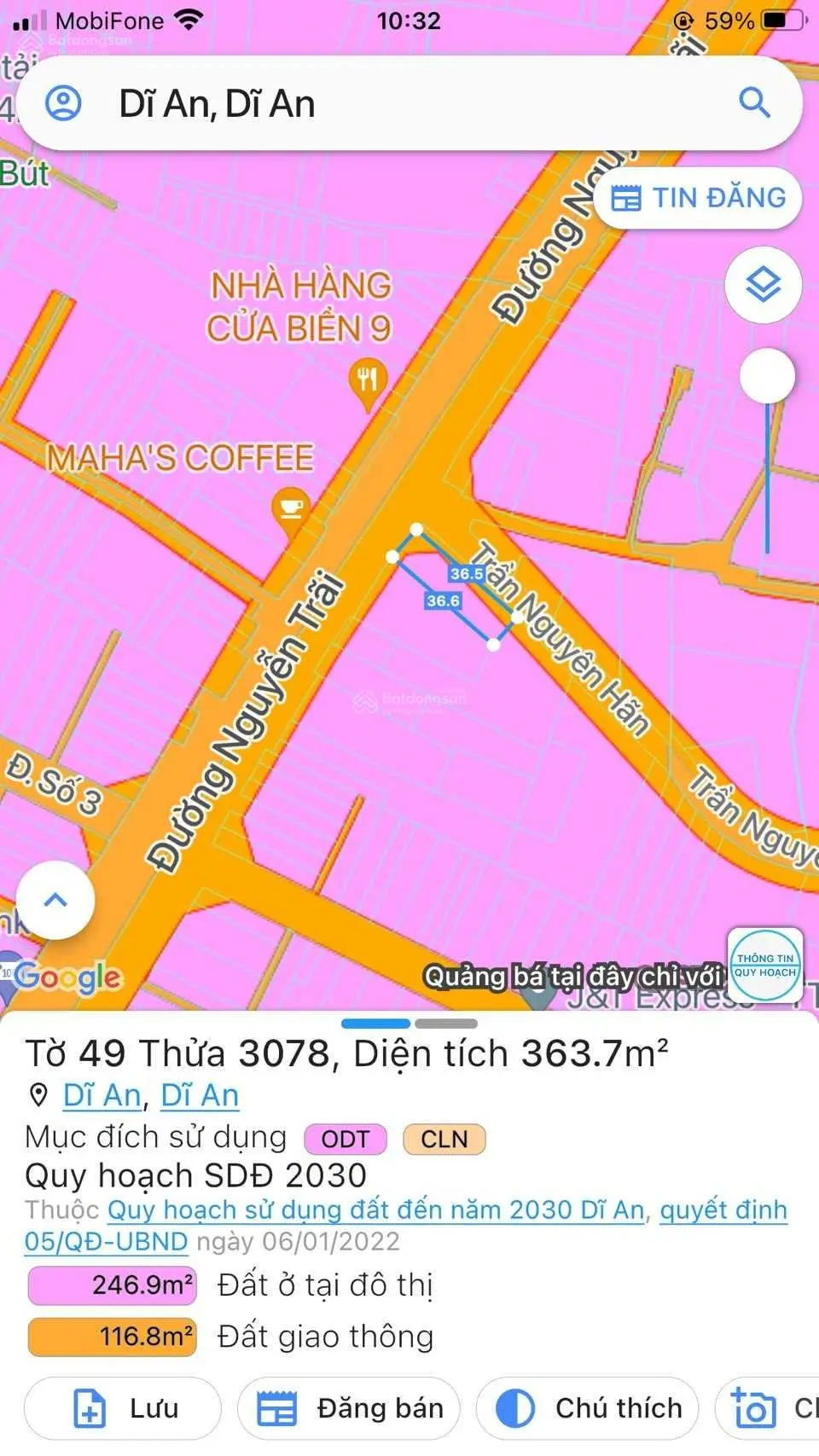 Bán căn góc 2 mặt tiền trung tâm đường Nguyễn trãi giao trần nguyên hãn. Điện tích hơn 300m2.