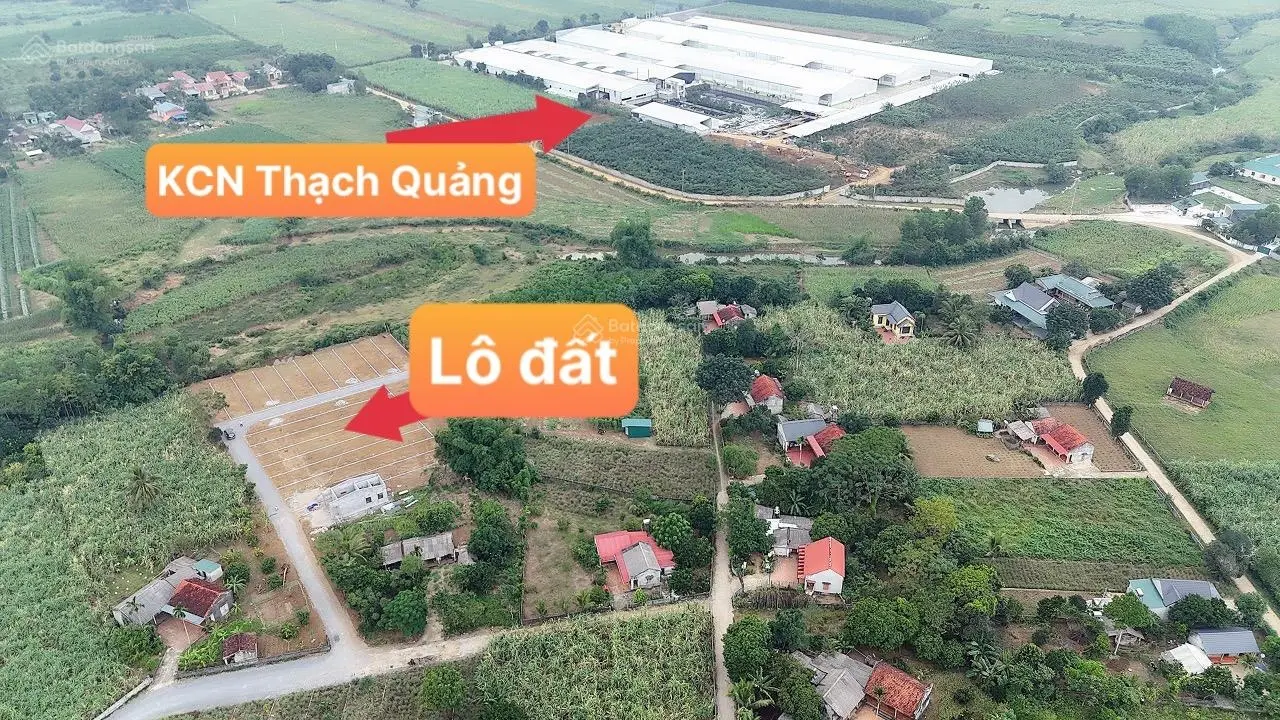 Bán đất Thạch Quảng, Thạch Thành, Thanh Hóa. Giá 105 triệu/ lô