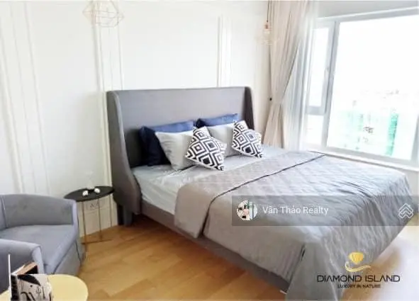 (Đã có sổ hồng) 109m2 bán căn hộ Đảo Kim Cương - 2 phòng ngủ view sông + hồ bơi lớn kề Trung tâm Q1