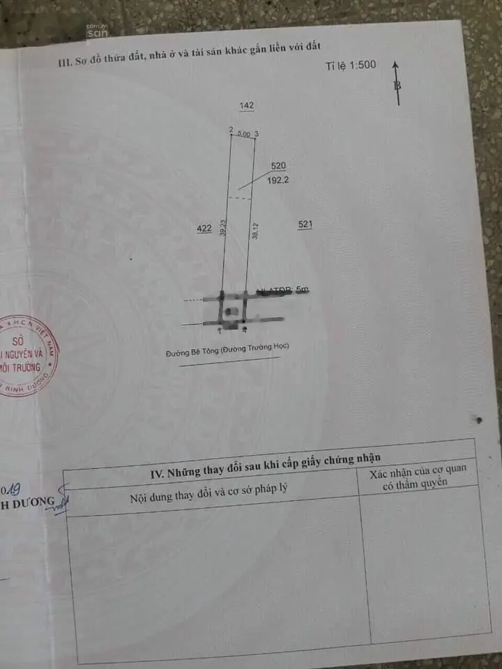 Bán gấp lô đất đối diện cổng trường giá rẻ