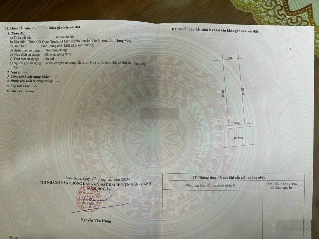 Bán đất đấu giá CD Quán Trạch Liên Nghĩa Văn Giang Hưng Yên - vị trí đẹp giá đầu tư