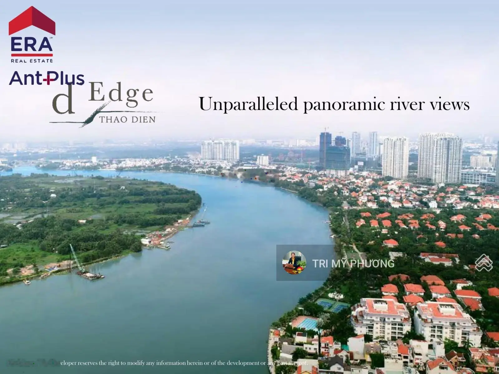 Hàng hiếm 4PN, 188m2 view sông 360 độ ôm trọn SG hoa lệ + giá tốt nhất D'Edge Thảo Điền, quận 2