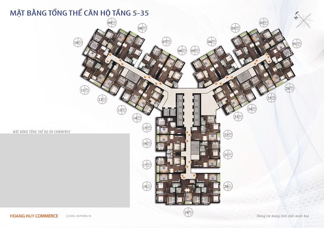 Top 2 căn liền kề đẹp nhất Hoàng Huy Riverside vì bán 1 rồi ạ