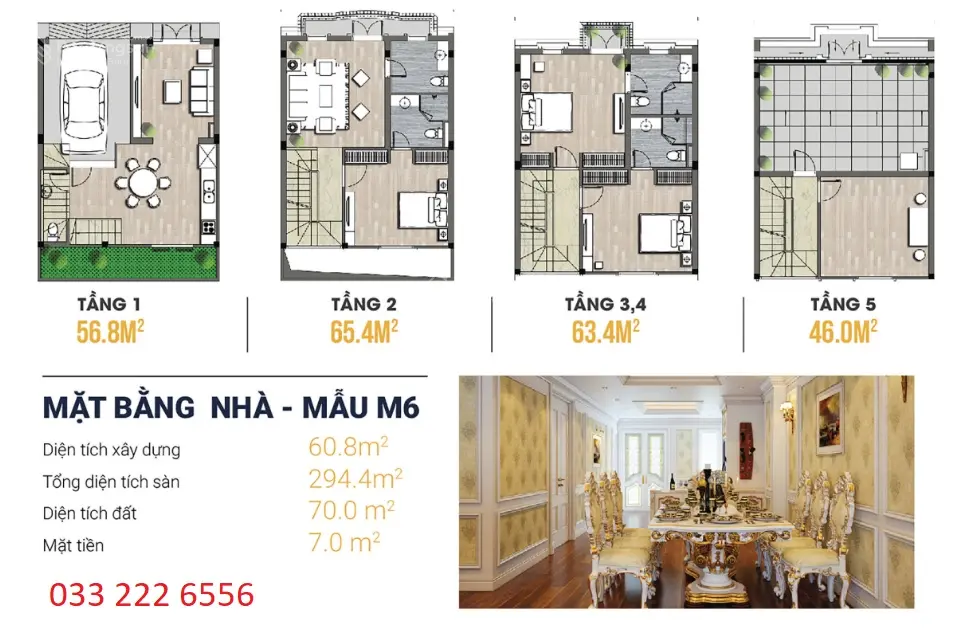 Chính chủ cần bán căn liền kề Kiến Hưng Luxury 73m, mặt tiền 7m 0332 226 ***