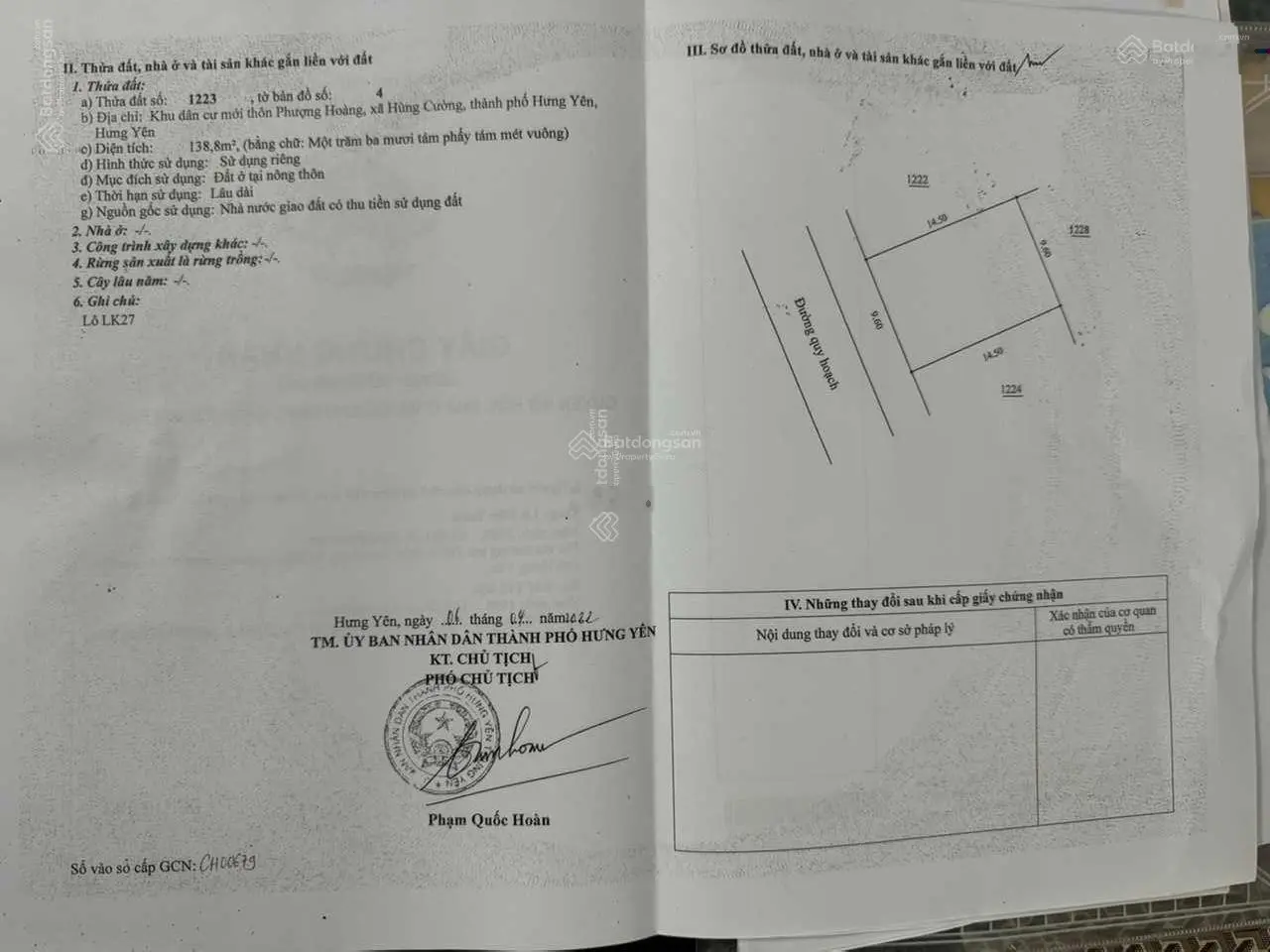 Đầu tư nhanh mảnh đất tại Hùng Cường, sắp tới lên phường giá x2 x3
