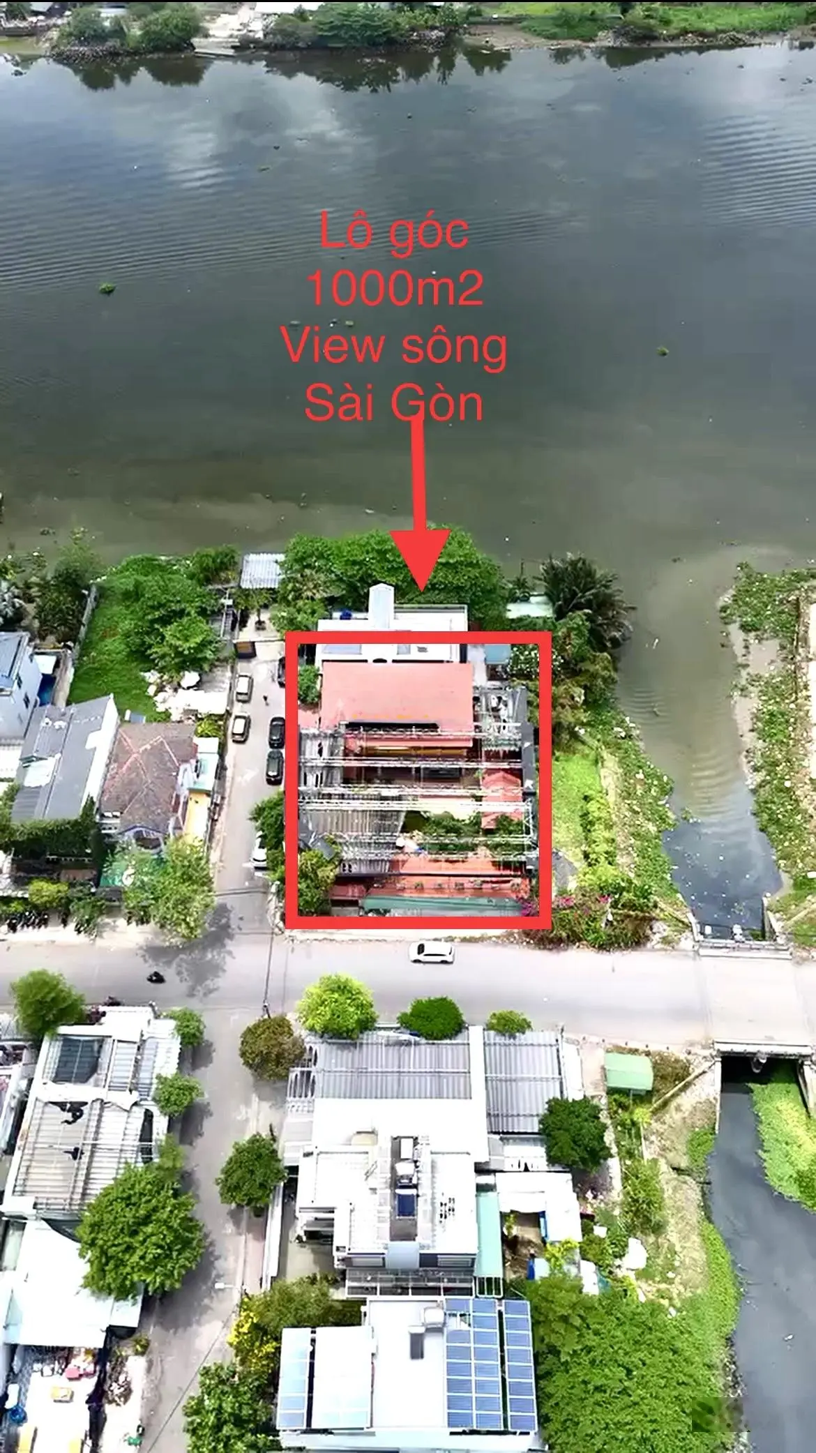 Lô Góc view Sông Sài Gòn Khu Bên Sông phường Hiệp Bình Chánh
