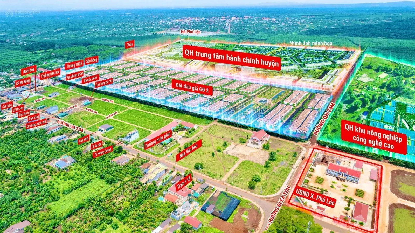 Đã có sổ đỏ - 05 lô đẹp nhất KDC Phú Lộc, ngay ngã tư mới Phú Lộc, gần Khu hành chính, giá tốt