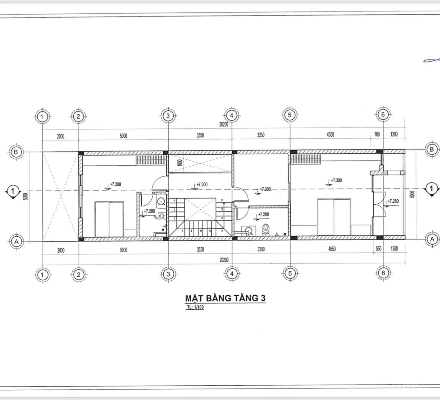 Nhà thô 3 tầng VCN Phước Long 2 đường B8 giá 6.8 tỷ bàn giao thô trước 11/2024
