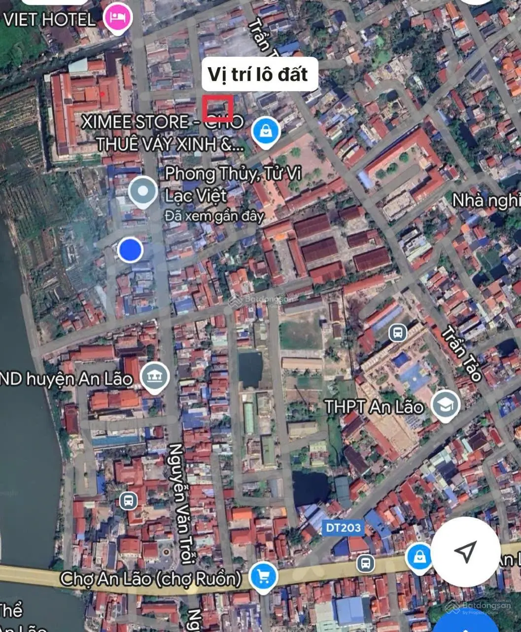 Bán đất tại TDP Quyết Thắng thị trấn An Lão, đường Nguyễn Văn Trỗi, giá 3,5 tỷ VND, diện tích 100m2